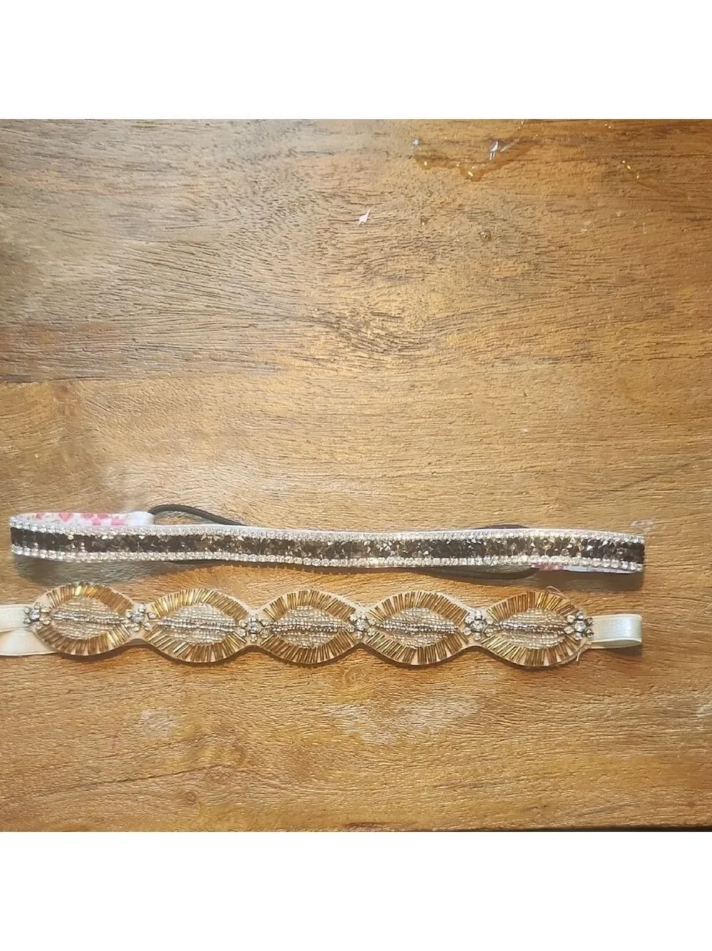 Francesca's Collections Gold and Black Hair Accessories NWOT